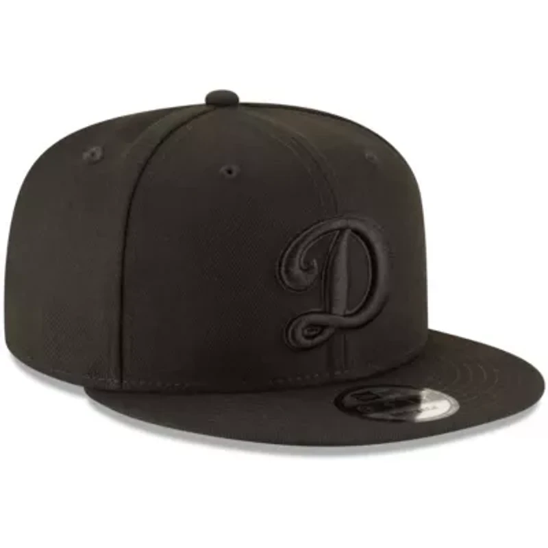 MLB Los Angeles Dodgers Script Logo on 9FIFTY Snapback Adjustable Hat - Black