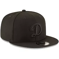 MLB Los Angeles Dodgers Script Logo on 9FIFTY Snapback Adjustable Hat - Black