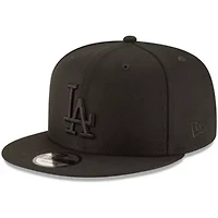 MLB Los Angeles Dodgers on 9FIFTY Team Snapback Adjustable Hat - Black