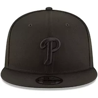 MLB Philadelphia Phillies on 9FIFTY Team Snapback Adjustable Hat - Black