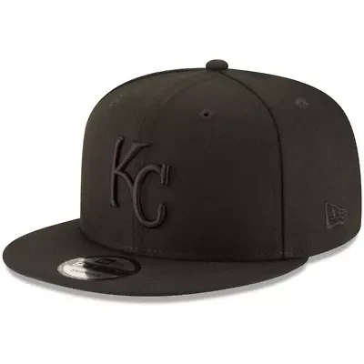MLB Kansas City Royals on 9FIFTY Team Snapback Adjustable Hat - Black