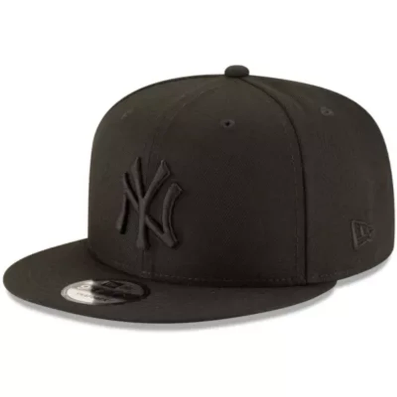 MLB New York Yankees on 9FIFTY Team Snapback Adjustable Hat - Black