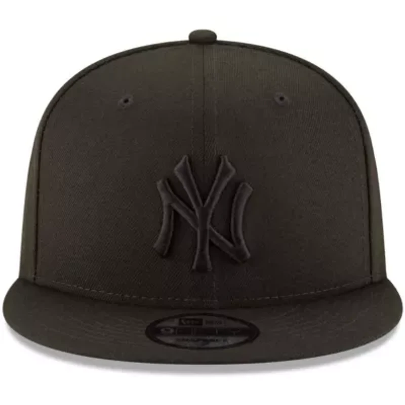 MLB New York Yankees on 9FIFTY Team Snapback Adjustable Hat - Black