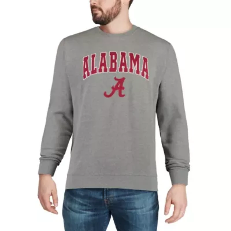 Alabama Crimson Tide NCAA ed Alabama Tide Arch & Logo Crew Neck Sweatshirt