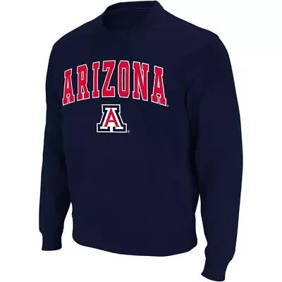 NCAA Arizona Wildcats Arch & Logo Crew Neck Sweatshirt