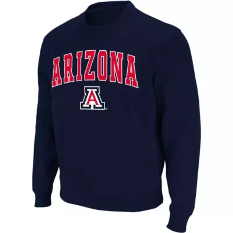 NCAA Arizona Wildcats Arch & Logo Crew Neck Sweatshirt