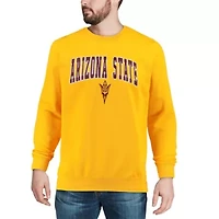 NCAA Arizona State Sun Devils Arch & Logo Crew Neck Sweatshirt