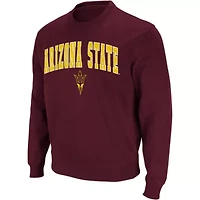 NCAA Arizona State Sun Devils Arch & Logo Crew Neck Sweatshirt