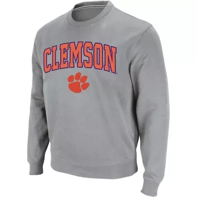 NCAA ed Clemson Tigers Arch & Logo Crew Neck Sweatshirt