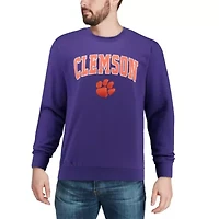 NCAA Clemson Tigers Arch & Logo Crew Neck Sweatshirt