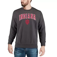NCAA Indiana Hoosiers Arch & Logo Crew Neck Sweatshirt