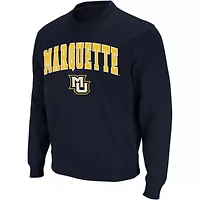 NCAA Marquette Golden Eagles Arch & Logo Crew Neck Sweatshirt