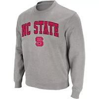 NCAA NC State Wolfpack Arch & Logo Crew Neck Sweatshirt