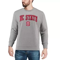NCAA NC State Wolfpack Arch & Logo Crew Neck Sweatshirt