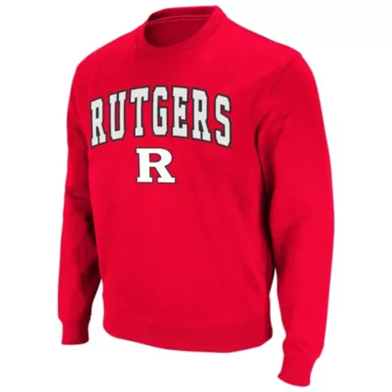 Rutgers Scarlet Knights NCAA Rutgers Knights Arch & Logo Crew Neck Sweatshirt