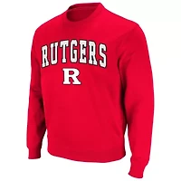 Rutgers Scarlet Knights NCAA Rutgers Knights Arch & Logo Crew Neck Sweatshirt