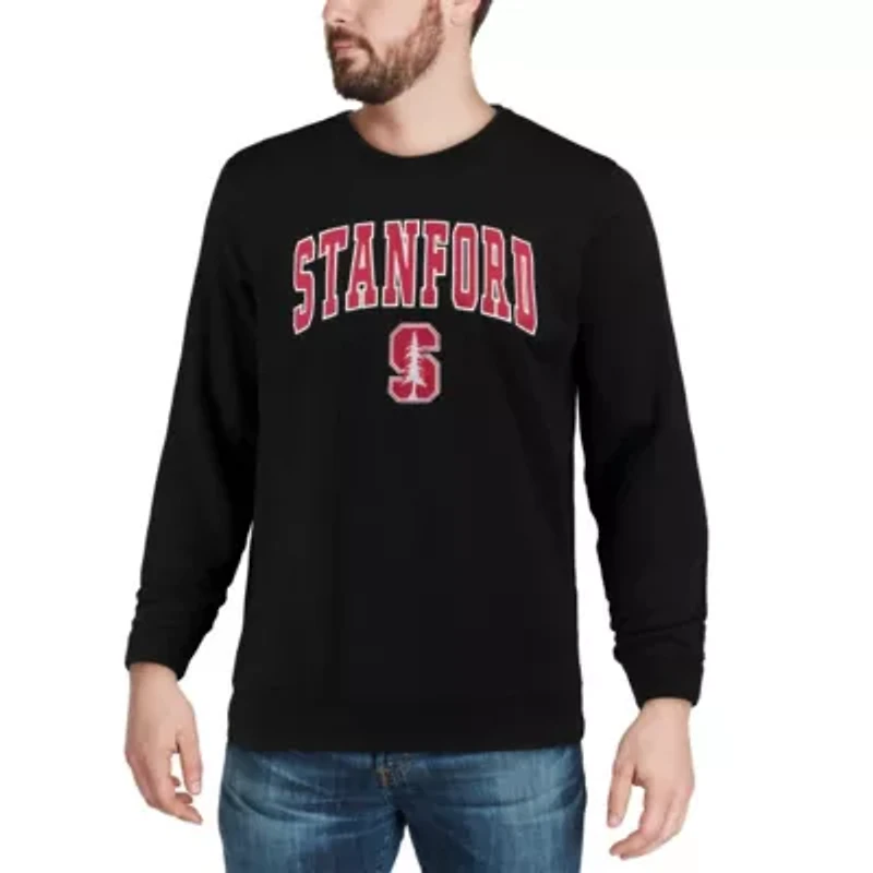 Stanford Cardinal NCAA Stanford Arch & Logo Crew Neck Sweatshirt