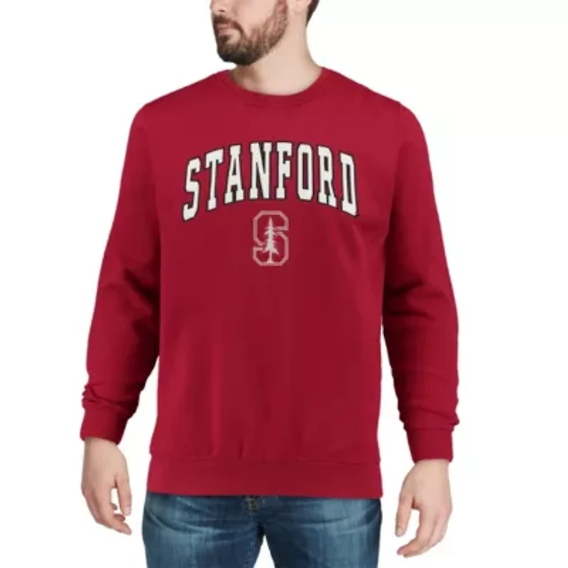 Stanford Cardinal NCAA Arch & Logo Crew Neck Sweatshirt