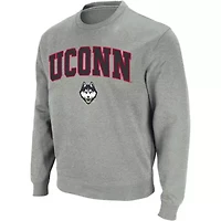 Connecticut Huskies NCAA UConn Huskies Arch & Logo Crew Neck Sweatshirt