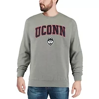 Connecticut Huskies NCAA UConn Huskies Arch & Logo Crew Neck Sweatshirt