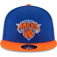 NBA Blue/Orange New York Knicks Two-Tone 9FIFTY Adjustable Hat