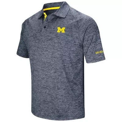 NCAA Michigan Wolverines Big & Tall Down Swing Polo