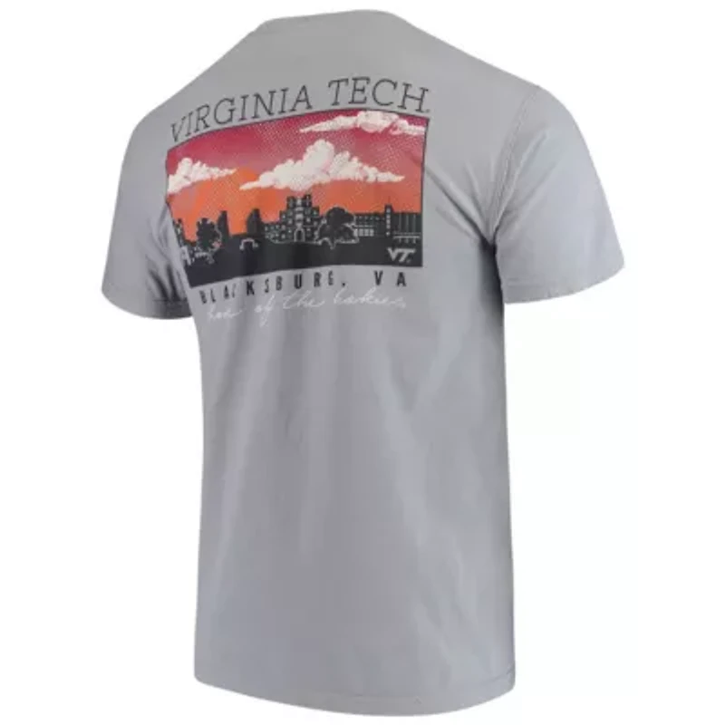 NCAA Virginia Tech Hokies Team Campus Scenery T-Shirt