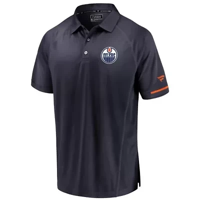 NHL Fanatics Edmonton Oilers Authentic Pro Rinkside Polo
