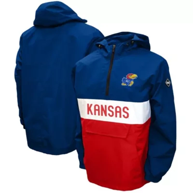 NCAA Franchise Club Kansas Jayhawks Alpha Anorak Jacket