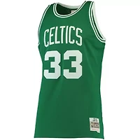 NBA Larry Bird Kelly Boston Celtics 1985/86 Big & Tall Hardwood Classics Swingman Jersey