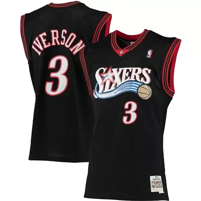 NBA Allen Iverson Philadelphia 76ers 2000/01 Big & Tall Hardwood Classics Swingman Jersey