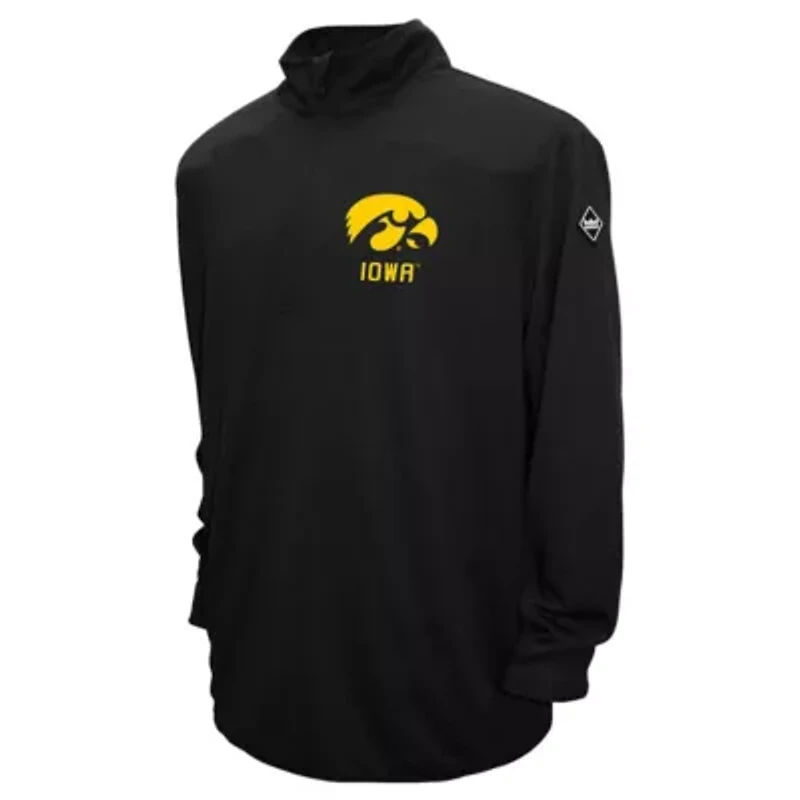 NCAA Franchise Club Iowa Hawkeyes Thermatec Half-Zip Pullover Jacket
