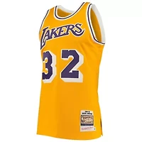 NBA Magic Johnson Los Angeles Lakers 1984/85 Hardwood Classics Authentic Jersey