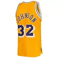NBA Magic Johnson Los Angeles Lakers 1984/85 Hardwood Classics Authentic Jersey