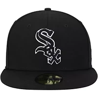 Chicago White Sox MLB B-Dub 59FIFTY Fitted Hat - Black
