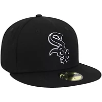 Chicago White Sox MLB B-Dub 59FIFTY Fitted Hat - Black
