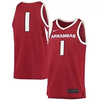 NCAA Nike #1 Arkansas Razorbacks Replica Jersey