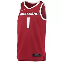 NCAA Nike #1 Arkansas Razorbacks Replica Jersey