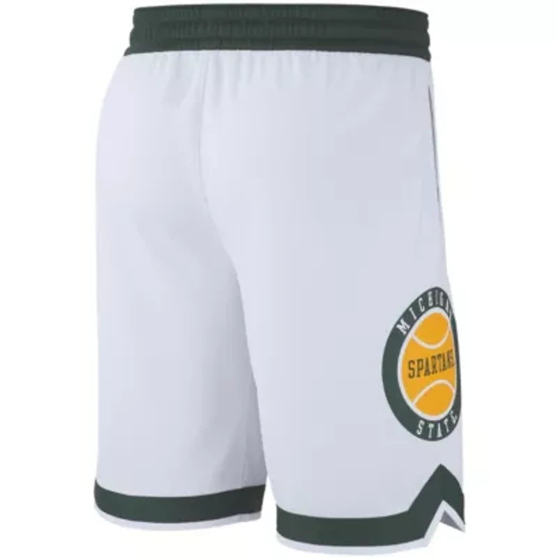 NCAA Nike Michigan State Spartans Retro Replica Basketball Shorts