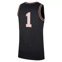 NCAA Nike #1 Oklahoma State Cowboys Retro Replica Basketball Jersey