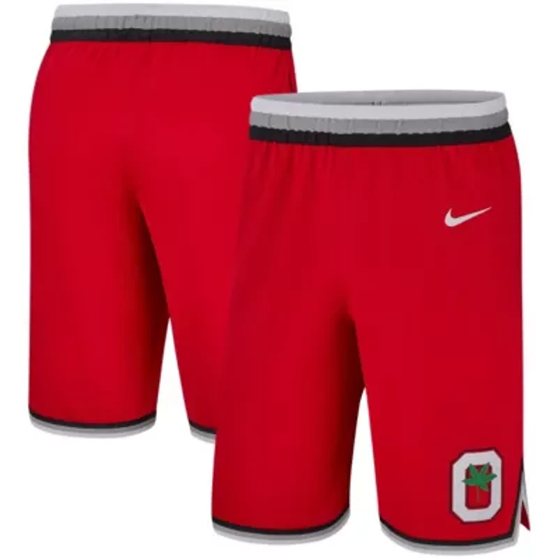 NCAA Nike Ohio State Buckeyes Retro Replica Basketball Shorts