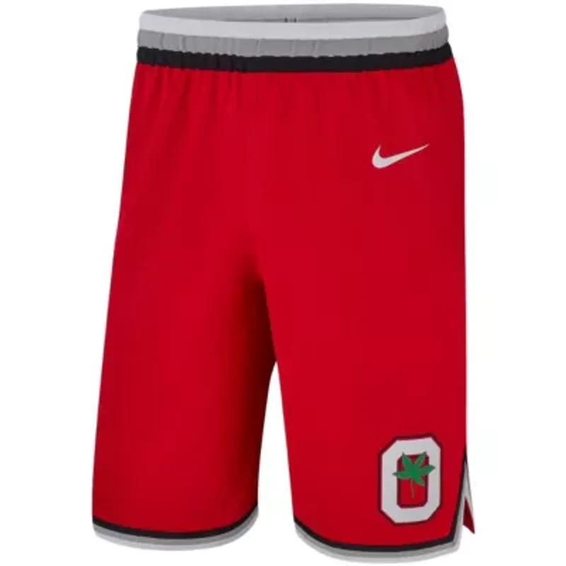 NCAA Nike Ohio State Buckeyes Retro Replica Basketball Shorts