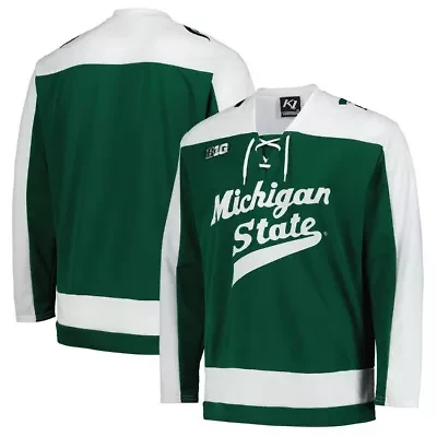 NCAA Michigan State Spartans Replica Hockey Jersey - Green