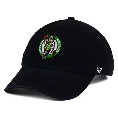 NBA Boston Celtics Clean Up Adjustable Hat - Black
