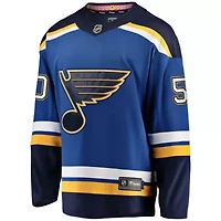 NHL Fanatics Jordan Binnington St. Louis Blues Breakaway Home Jersey