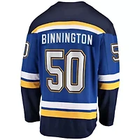 NHL Fanatics Jordan Binnington St. Louis Blues Breakaway Home Jersey