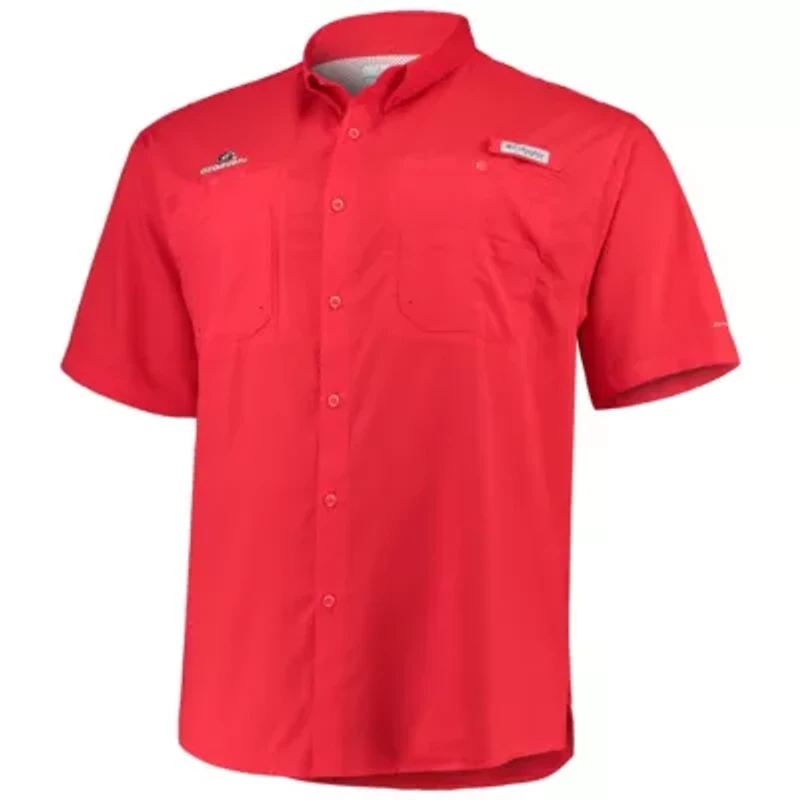 NCAA Georgia Bulldogs Big & Tall Collegiate Tamiami Button-Down Shirt