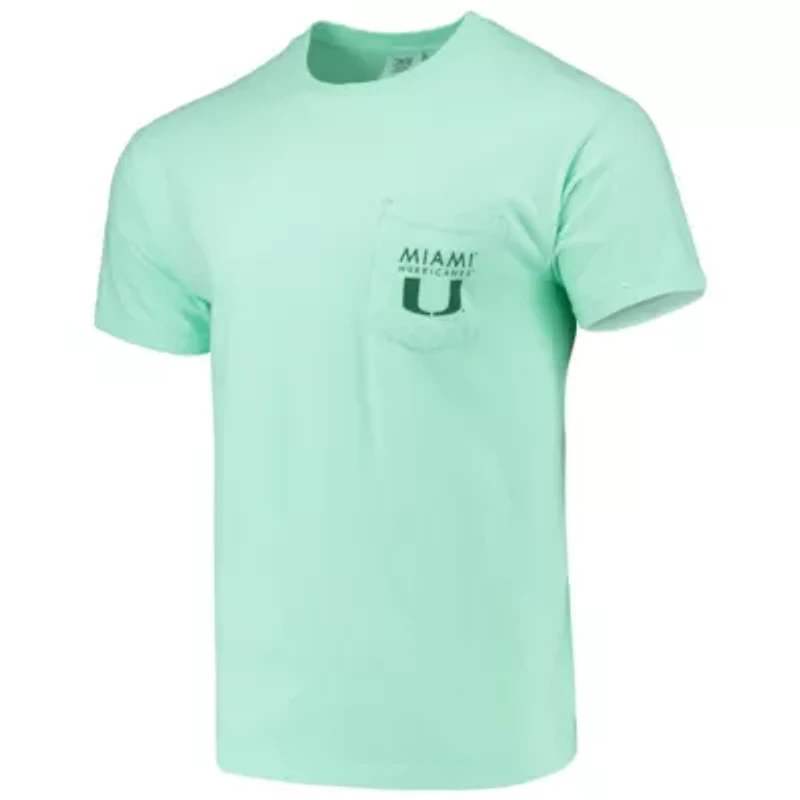 Miami (FL) Hurricanes NCAA Circle Scene Pocket T-Shirt