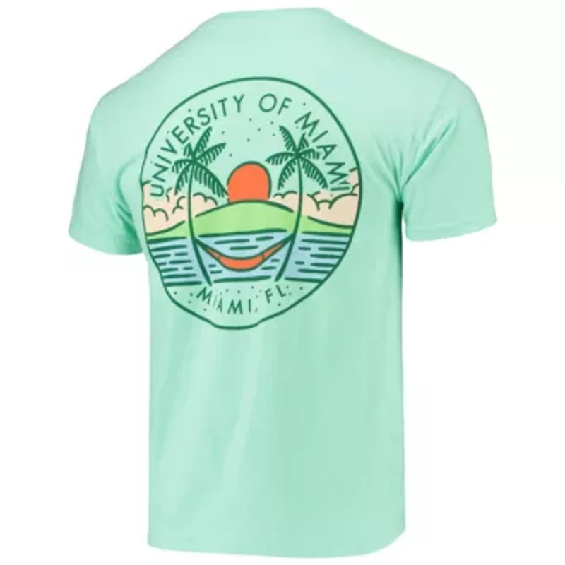 Miami (FL) Hurricanes NCAA Circle Scene Pocket T-Shirt