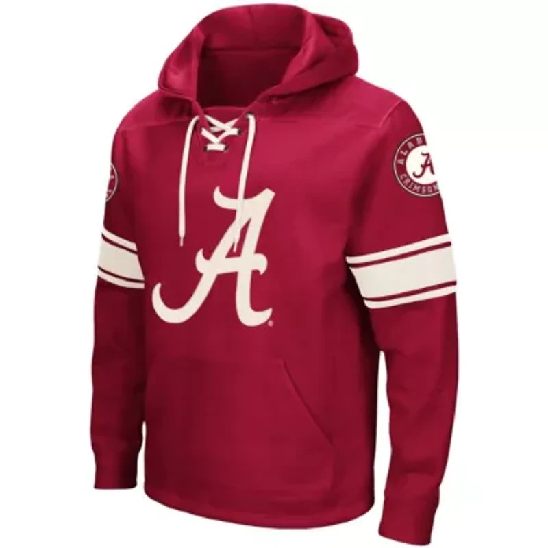Alabama Crimson Tide NCAA 2.0 Lace-Up Pullover Hoodie